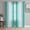 Teal green, variant on Sheer Curtains 54 Inch Length 2 Panels Set for Kitchen, Purple White Ombre Semi Sheer Curtains for Windows, Retro Rustic Minimalist Abstract Art Voile Window Treatments Rod Pocket Curtain