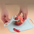 thumbnail image 3 of 2-in-1 Cutting Board Set, Household Vegetable Peeler Chopping Board, Fruit Knife, Scissor, Home Kitchen Tool, 3 of 4