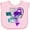 AD-Pink, variant on Inktastic Suicide Prevention I Wear Teal and Purple For My Uncle Boys or Girls Baby Bib