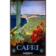 thumbnail image 3 of Vintage Apple Collection 13x18 Black Modern Framed Museum Art Print Titled - Capri Italia, 3 of 5