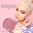 thumbnail image 1 of Brocha de maquillaje de doble cabeza, colorete, crema, corrector, esponja, cosmético (rosa) Ndcxsfigh Cuidado Belleza, 1 of 6