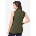 thumbnail image 2 of Jessica London Women's Plus Size Fine Gauge Mockneck Sweater, 2 of 5