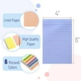 thumbnail image 5 of Mr. Pen- Lined Sticky Notes 4x6, 6 Pads, 45 Sheet/Pads, Morandi Colors, 5 of 8