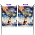 thumbnail image 2 of Happy New Year with Boxer Fireworks Holiday Xmas Winter 2025 Garden Flag 12x18in Double Sided Boxers Dog Lover Gifts Idea Outdoor Decor - 00025, 2 of 5