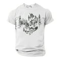 thumbnail image 2 of Men's and Big Men's T-Shirts Crewneck Short Sleeve Shirts Summer Casual Print Tee, 2 of 5