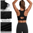 thumbnail image 4 of Rosvigor Sports Bra for Women Adjustable Racerback Full Support Padded Women Bra for Running Gym Everyday Large Bust, 4 of 7