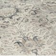thumbnail image 4 of ReaLife Machine Washable Rug - Stain Resistant, Non-Shed - Eco-Friendly, Padded, Family & Pet Friendly - Made from Premium Recycled Fibers - Paz Border Distressed Beige Gray Ivory - 2'6" x 10', 4 of 6