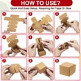 thumbnail image 5 of 3.9x3.9x2" Small Gift Boxes Bulk with Lid, 40 Pack Mini Square Cardboard Paper Present Box for Jewelry, Candy, Dark Green, 5 of 7