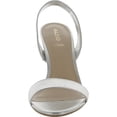 thumbnail image 3 of Aldo Womens Metallic Leather Slingback Heels, 3 of 3