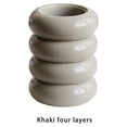 thumbnail image 2 of Cas de Rangement Boîte à Crayons Support de Bureau Surface Lisse Commodité Durable Fournitures de Maison Exquise Blanc Trois Couches, 2 of 9