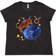 thumbnail image 3 of Inktastic Taurus Constellation Zodiac Sign Illustration Women's Plus Size T-Shirt, 3 of 5