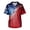 Red, variant on 4th Of July Scrubs Top for Men Regular Fit Patriotic V-Neck Short Sleeve Graphic Printed Tops 2026 Summer Vintage Stretch Scrub Shirts with Pockets White XXXXL