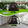 thumbnail image 4 of Golf Nets for Backyard Driving Golf Practice Net Golf Net for Indoor Use Golf Hitting Nets 10X7X6FT Home Driving Range with Target and Carry Bag (Pro Black), 4 of 4