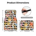 thumbnail image 5 of Honeii Sea Shell Print Car Foot Mat Four-Piece Set - Front & Rear Universal Car Floor Mats for SUVs, Trucks, Sedans, 5 of 7