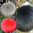 thumbnail image 5 of NUZYZ Furry Ball Keychain Key Hanging Accessory for Bag Xmas Festival, 5 of 8