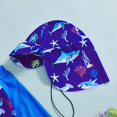thumbnail image 4 of MZXELPRJD Girls Swimsuit Cover up Long Sleeve Print Zip up Swimsuit Set for Toddler Baby Boys Beach 3t Boy Clothes Toddler Bathing Suits Tween Bikini, 4 of 6