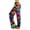 Yellow, variant on Halloween Pajama Pants for Women, Neon Splatter Pumpkin & Spiderweb Print Wide Leg Lounge Bottoms with Drawstring Waist, Soft Breathable Sleep Trousers, 1 Pair Blue L