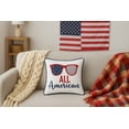 thumbnail image 2 of "All American" Sunglasses Mini Accent Pillow, 10" x 10", 2 of 5