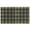 Yellow and Black Checkered Pattern, variant on Yellow and Black Checkered Pattern Washable Non Slip Indoor Door Mat, Decorative Entry Rug for Entrance, Bedroom, Kitchen, Bathroom, 16"x24"