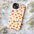 thumbnail image 5 of Cute Fruit Pattern Phone Case, Colorful Watermelon, Kiwi, Peach, Cherry iPhone Cover, Playful Summer Fruit Design for iPhone 16 15 14 13 12 11 Pro Max Mini Plus, 5 of 6