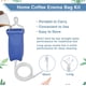 thumbnail image 2 of Kit de bolsa de enema Kit de bolsa de enema de café para el hogar para limpieza de colon Bolsa de enema portátil para manguera de limpieza de colon, 2 of 5