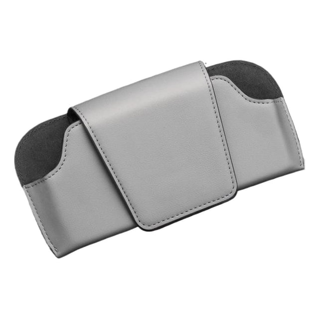 Porte-lunettes de Pare-Soleil en Cuir Boîte de Rangement pour Lunettes S8
