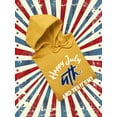 thumbnail image 3 of Yes It's My Birthday 4Th July Hoodie Women -Image by Shutterstock, Female Medium, 3 of 4