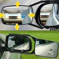 thumbnail image 3 of 2PCS Universal Towing Mirror Adjustable Tow Mirror Caravan Trailer Car Rear View Mirror Convex Wide Angel Safe Hauling Extension, 3 of 5