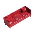 thumbnail image 4 of arctrm 1/64 Scale Sofa Model Miniature Furniture Display Artwork Gift Diorama Accessory Decor DIY Scene Layout Craft Dollhouse Couch Red, 4 of 10