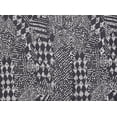 thumbnail image 2 of Zelouf Ponte Roma Print  , Sewing, DIY, Crafts Fabric by the Yard, 010 Grey/owht, 5 Yard, 2 of 2