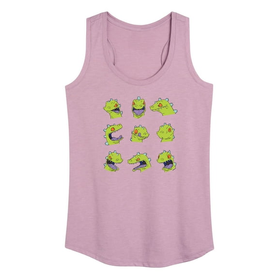 Rugrats - Reptar Expressions - Women's Racerback Tank Top