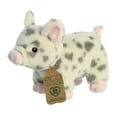 thumbnail image 3 of Aurora - Medium White Eco Nation - 10" Spotted Pig - Responsibly Made Stuffed Animal, 3 of 7