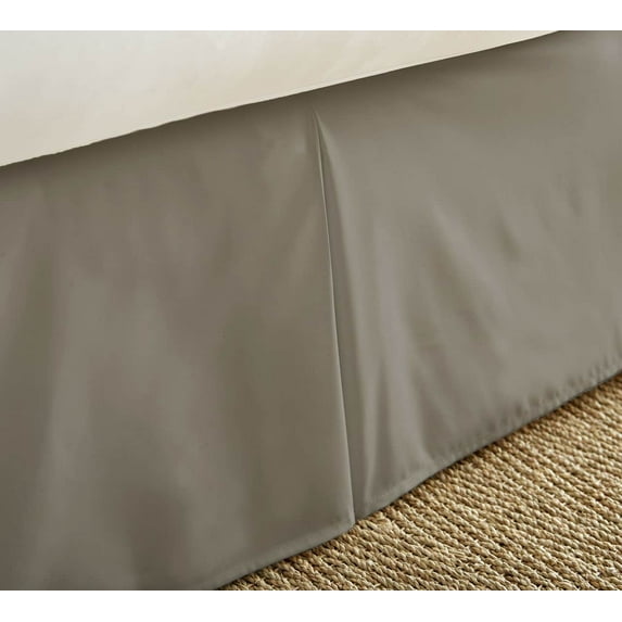 Merit Linens Premium Pleated Bed Skirt Dust Ruffle