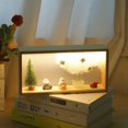 thumbnail image 3 of Mini árbol de Navidad con luz de noche y cubierta de cristal, regalo navideño, decoración para mesita de noche, 3 of 5