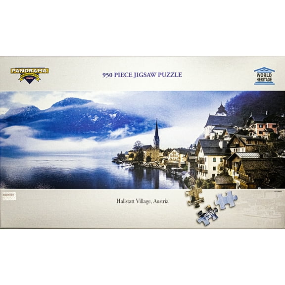 Tomax Jigsaw Puzzle - Hallsatt Village, Austria (950 Pieces)