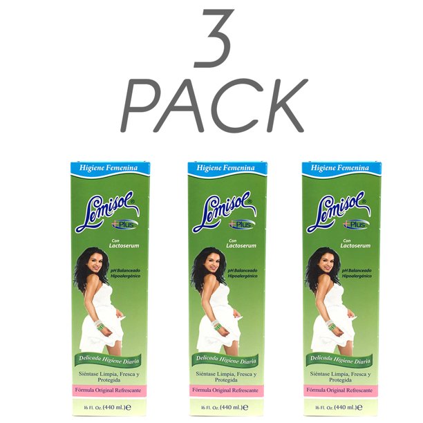 Lemisol Plus Feminine Wash. Intimate Cleanser for Daily Use. pH