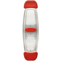 Rachael Ray Stainless Steel Multi-Grater with Silicone Handles, Red
