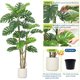 thumbnail image 3 of QinaQin Planta Monstera deliciosa artificial con poste curvo y hojas ajustables, ideal para decoración tropical en sala, oficina o recámara, 3 of 8