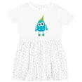 thumbnail image 3 of Inktastic Blue Monster Girls Toddler Dress, 3 of 5