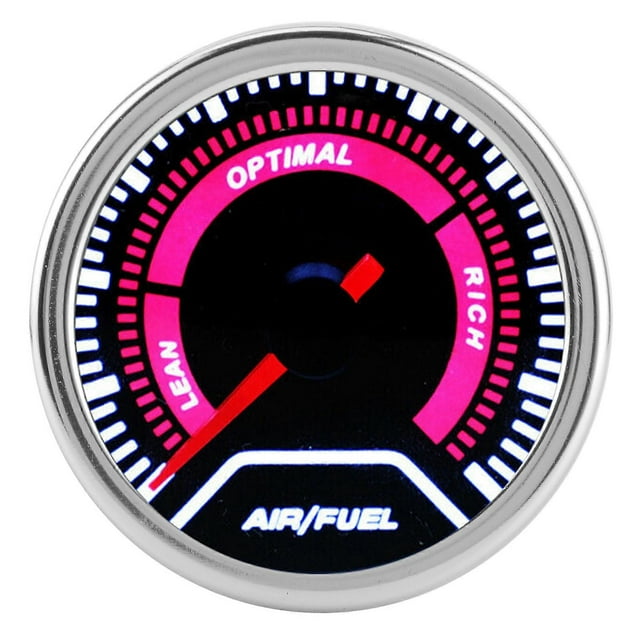 52mm/2in LED Air Fuel Ratio Gauge Meter for All 12V Cars With Narrowband Oxyen Sensor