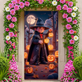 thumbnail image 2 of Colorful Design Halloween Banner Pumpkin Illustration Witch Costume Spooky Graphics for Halloween Party Autumn Event Kids Celebration, 2 of 9
