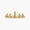 Rose Gold, variant on 14K Yellow Gold Crown Diamond Ring, Bezel Tiara Band with Round Real Diamonds, Dainty Minimalist Stacking Ring Gift for Her