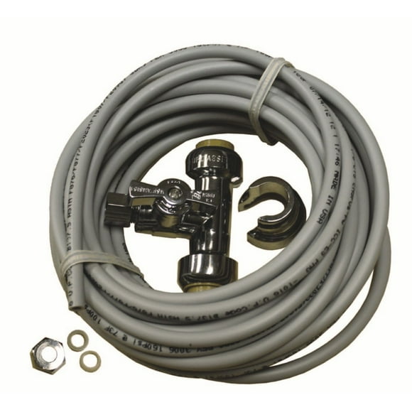 Push 'N' Connect Installation Kit for Icemakers/Humidifiers - with Push Fit Supply Tee