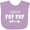 Lavender, variant on Inktastic I Love My Pop Pop with Arrow Boys or Girls Baby Bib