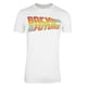 thumbnail image 1 of Back To The Future - Camiseta Logotipo de Algodón para Hombre (Blanco), 1 of 3