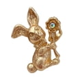 thumbnail image 4 of segolike Rabbit Brooch Pin Cute Animal Jewelry Bunny Lapel Pin for Coat Clothes Backpacks StyleD, 4 of 9