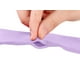 thumbnail image 3 of Bufanda flaca de mujer Color sólido Bufandas largas puras Pañuelo para el cuello Púrpura claro 196*5cm/77.17*1.97 inches(L*W), 3 of 5