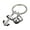 White K, variant on Sporty Dumbbell Design Keychain For Fitness Enthusiasts Kirsite Keyring Individualized Gym Gift