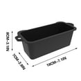 thumbnail image 3 of Black Black Silicone Oven Drip Pan Grease Collector Flexible Non-Stick Material Baking Sheet Alternative Dishwasher Safe #5lS2Z, 3 of 5