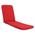 thumbnail image 4 of Outdoor Decor Ruby Red Outdoor Lounger Cushion 22 x 73 in Solid Red, 4 of 5